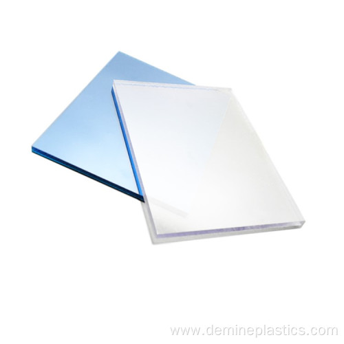 Double sided wear resistant transparent polycarbonate panel